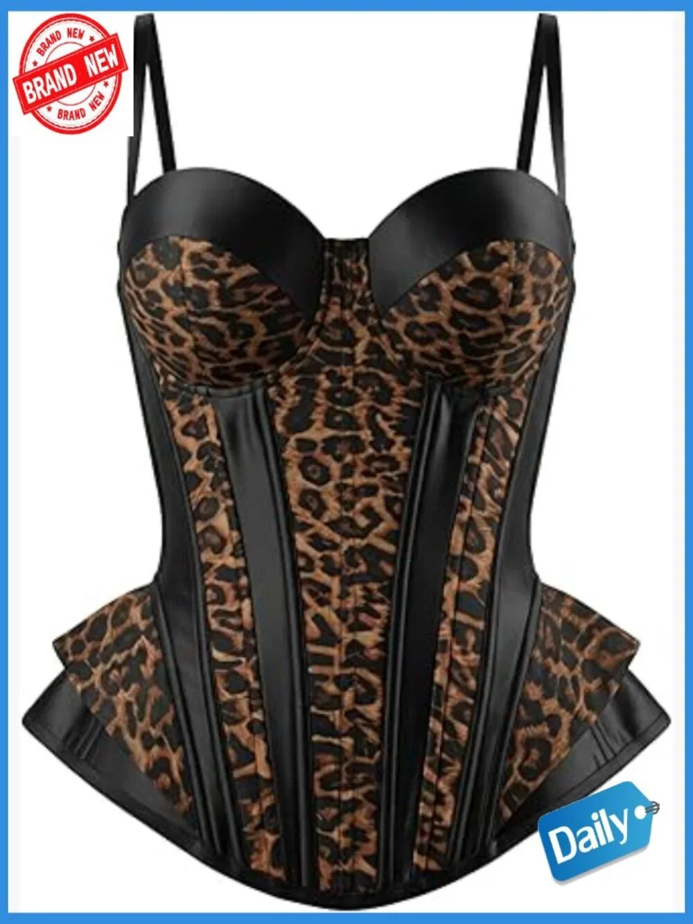 19 Steel Boned Overbust Corset Top – Daily Wear & Night Out